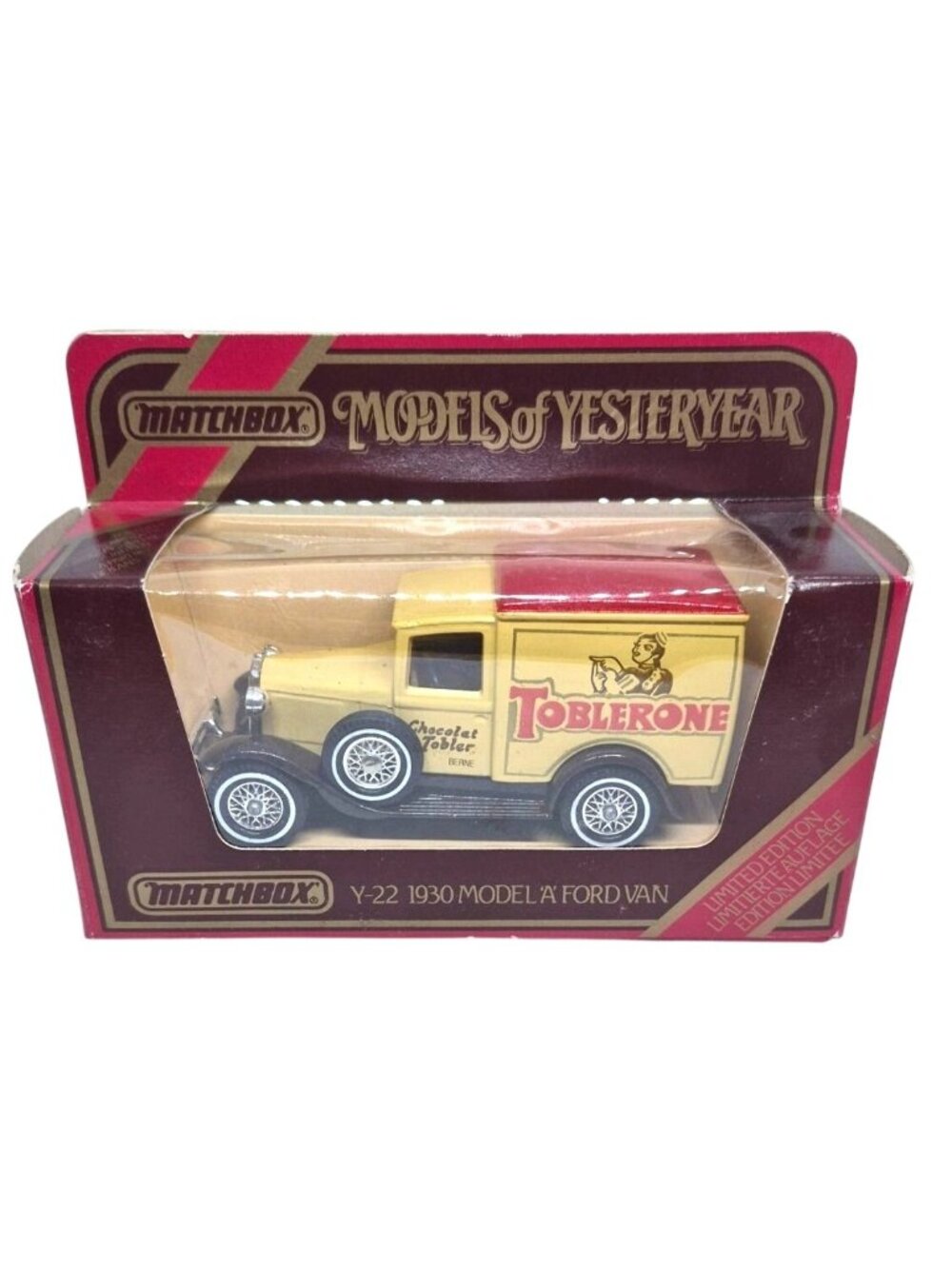 Matchbox Models Of Yesteryear Y-22 1930 Model A Ford Van Toblerone Edition 1:40